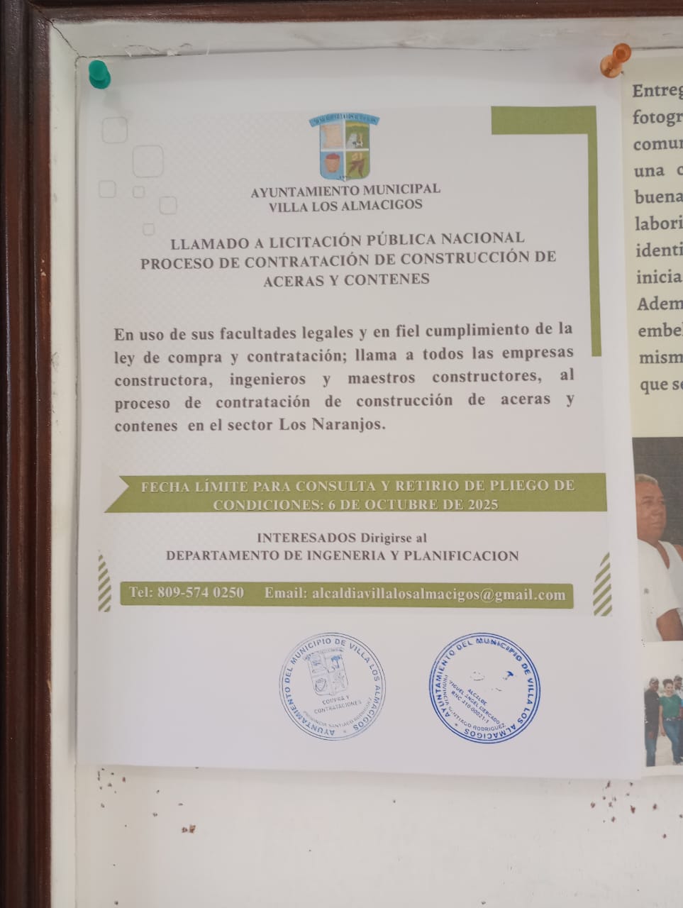 LLAMADO A LICITACION PUBLICA NACIONAL