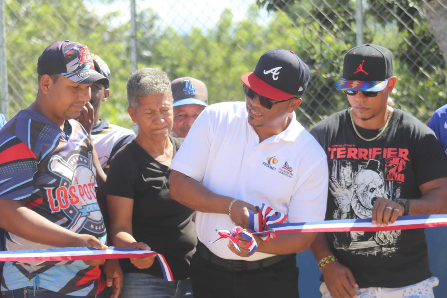 Acto inaugural del nuevo Basketop del Play de La Ceiba.